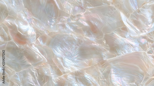 Nacre pearl shell texture mother of pearl background isolated on transparent background