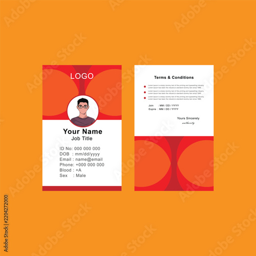 Nice Awesome ID Card Design