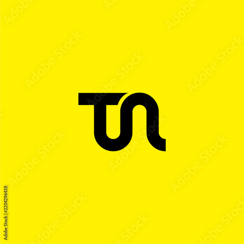 Letter TN Logo Design. TN Initial Icon Vector 