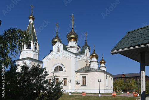 Transfiguration Cathedral in the city of Yakutsk,.