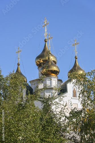 Transfiguration Cathedral in the city of Yakutsk,.