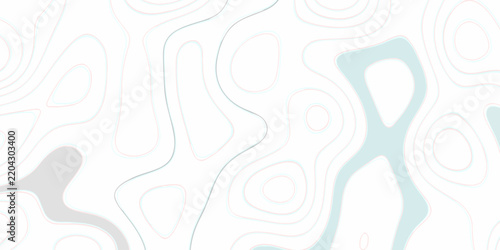 Abstract grid landscape topography white background. Topography Height Contour Map Artwork with Flowing Terrain Lines Transparent Outdoor Landscape Pattern for Vintage. Topo contour paper map design.