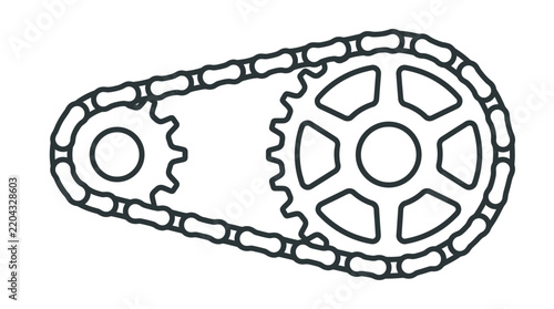 Creative Minimalist Black and White Cross Sectional Diagram of a Turtle Shell Pattern with Geometric Shapes