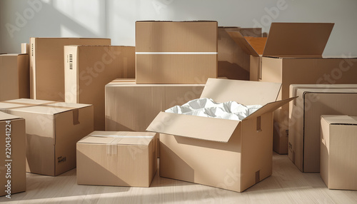 Sustainable Recyclable Packaging for Modern E-commerce Shipping.