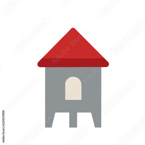 Stylized building icon
