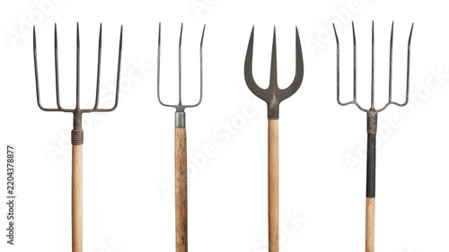 Garden pitchforks png metal garden forks png agricultural tools png farming equipment png transparent background image
