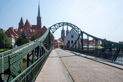 Panoramic View of Тhe Old Town in Wrocław, Poland