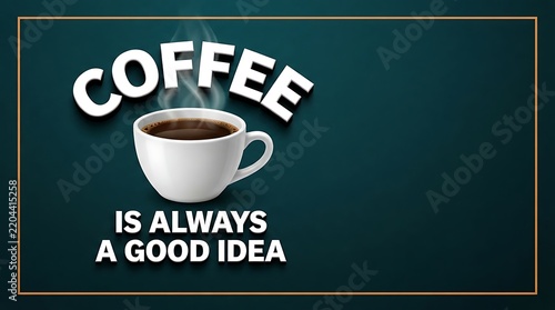 Coffee Cup With Idea Concept