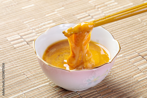 ナマコの内蔵を使った珍味(このわた)