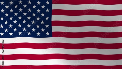 Waving American Flag in 4K, United States Flag