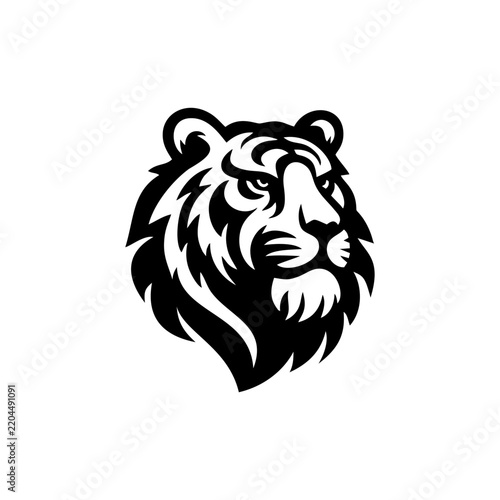 lion head vector