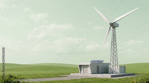 Wind Turbine Renewable Energy Facility