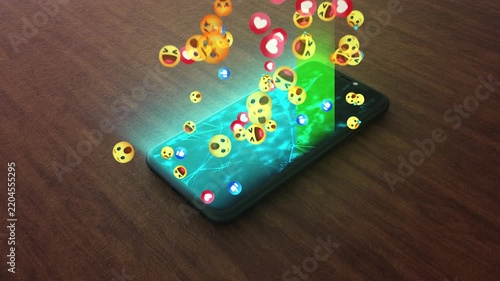 viral social media concept on your phone