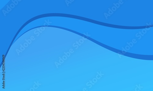 Geometric vector icon design with a wave pattern for an abstract wallpaper featuring a light blue and dark blue 