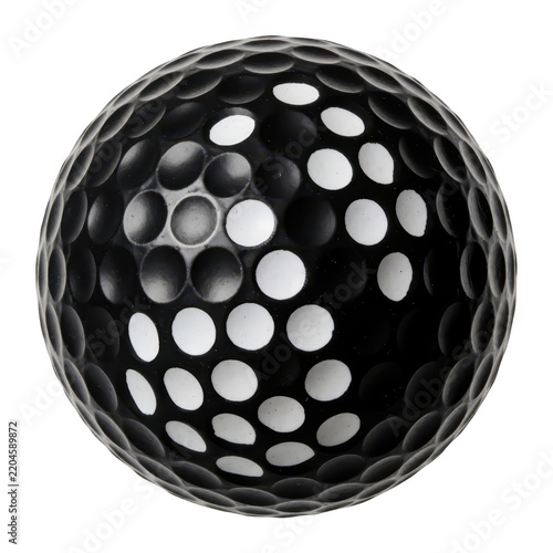 Golf Ball Textured Surface Transparent Background