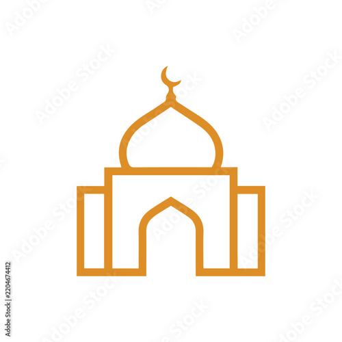 mosque vector illustration