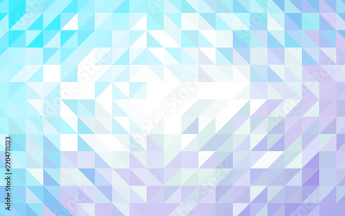 Abstract Blue and Purple Geometric Polygon Mosaic Background
