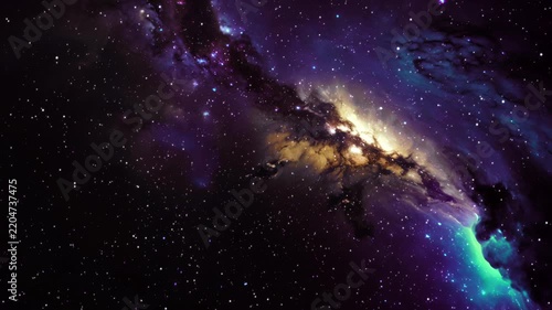 Crossing Blue and Red Energy Light Beams on Dark Background 4K
