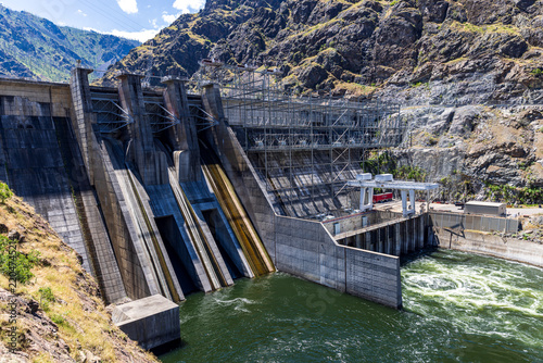 Hydroelectric Dam on Snake River in Hells Canyon