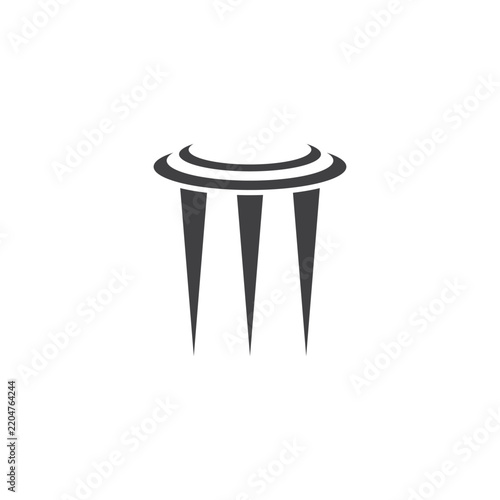 Tapety artystyczne Column illustration