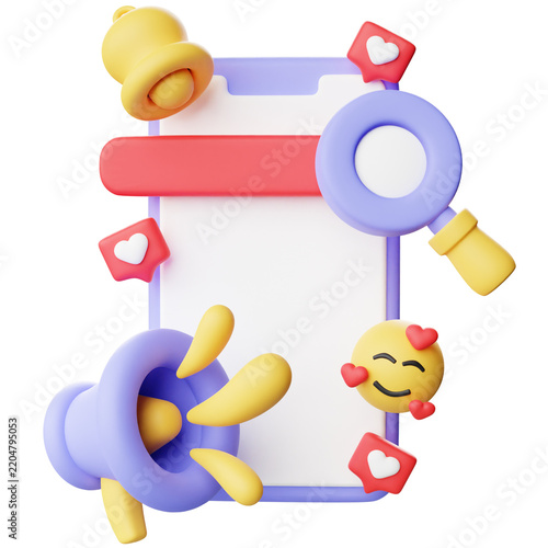 3D Social Media Search Marketing