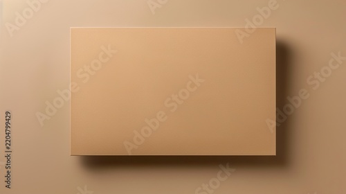 Light Brown Rectangular Background Minimal Solid Color