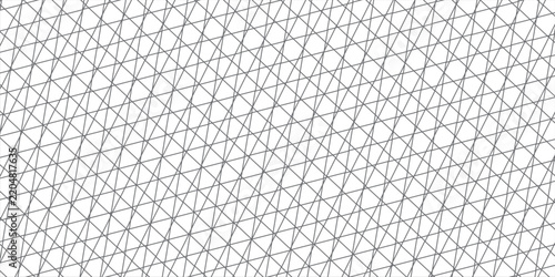 Square grid seamless pattern. simple gold and white geometric texture with diagonal crossing lines. square background. repeated criss cross pattern