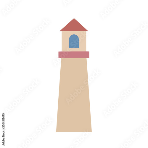 Simple lighthouse illustration