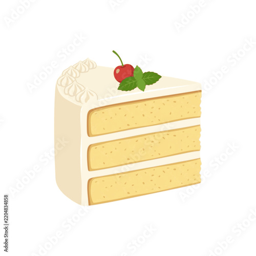 cheese cake isolated on white background