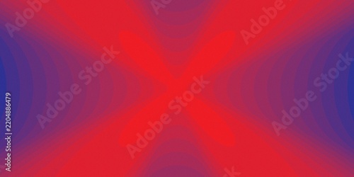 Abstract Retro Symmetrical Curved Red Purple Pattern