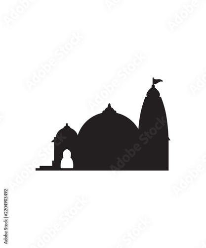 temple icon, vector best flat icon.