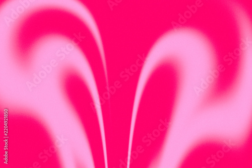 Pink glowing arc swoosh on white background