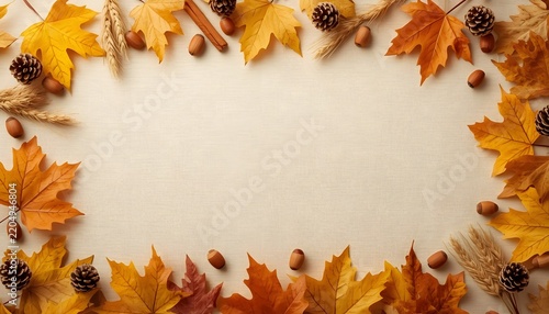 autumn leaves border