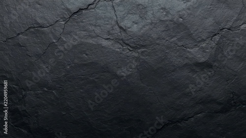 Dark slate surface, rugged and textured
