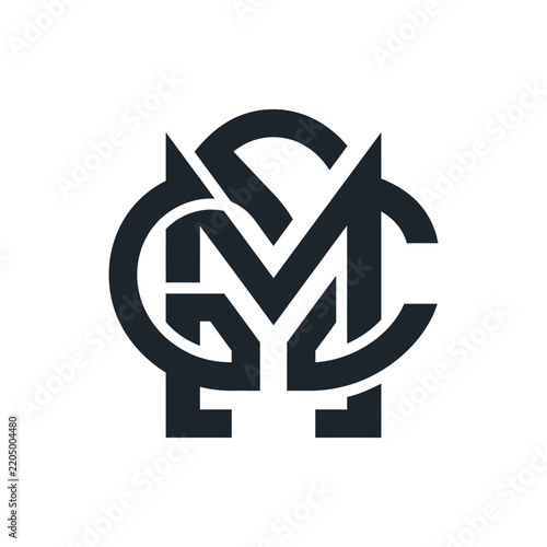 Monogram Logo Isolated