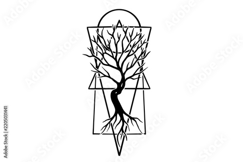 vector illustration of a plant