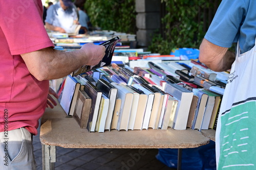 flea market. Vintage stuff. Aesthetics. Fair of old things. Sale of unnecessary things. Garage sale. Weekend Market. Dishes, souvenirs, cameras, books, music, radio, figurines. Antiques. Second hand