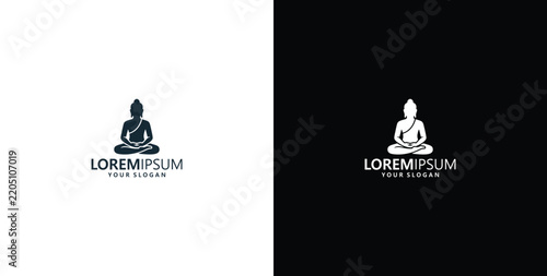 Letter D nature logo design template with organic leaf elements for eco beauty spa brand