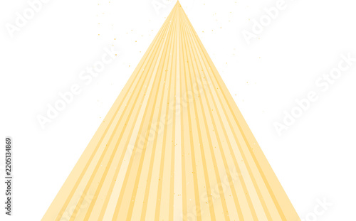 Abstract rays isolated on transparent background cutout light beams vector illustration