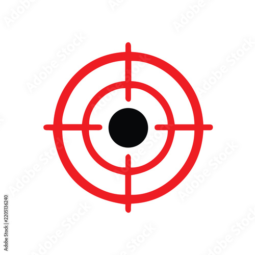 target vector illustration