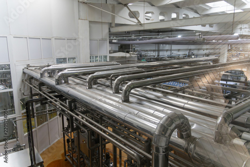 A modern industrial facility interior