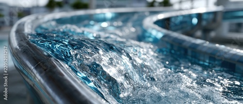 Crystal Clear Pool Water Motion