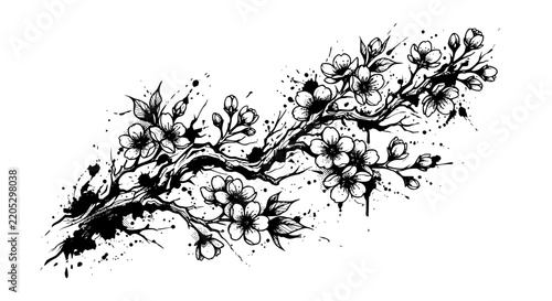 Splatter Butterfly Illustration Design
