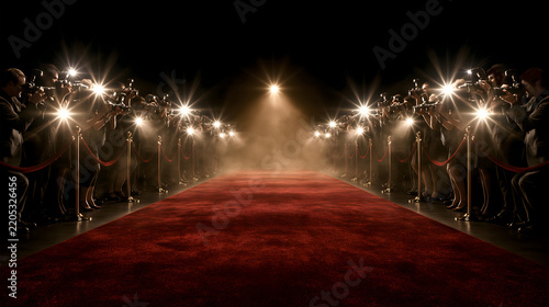 On premiere nights, many photographers wait for the stars to photograph them.