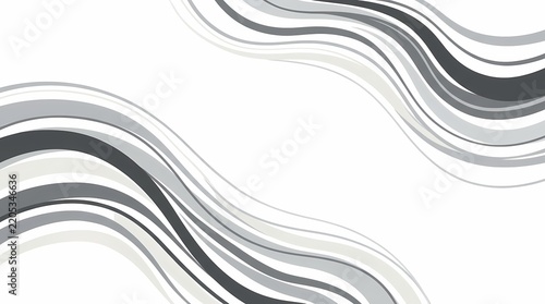 Abstract flowing lines creating a dynamic and modern black and white design