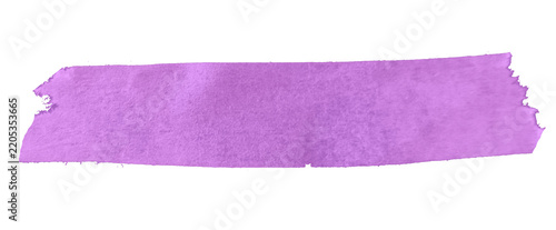 Purple Tape Banner Strip Template Isolated on Transparent Background