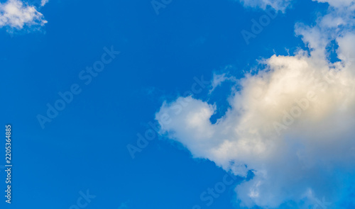 Konstfotografi Bright blue sky dominates the frame