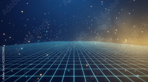 abstract background with stars