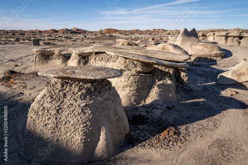 Bisti Badlands Rock Formations