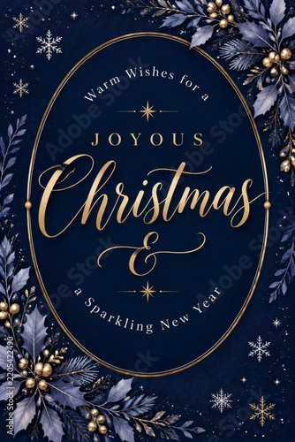 Wishes for a Joyous Christmas and a Sparkling New Year